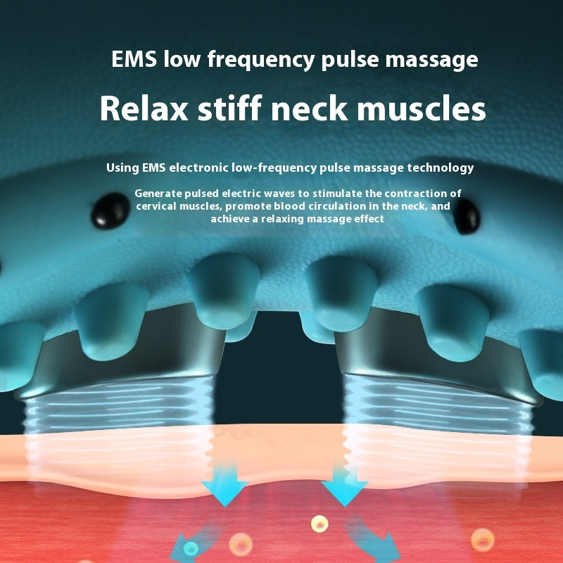 Multifunctional Portable Vehicle-mounted Household Electric Massage Pillow